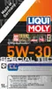 Product packaging for motor oil with brand logo, product name, specifications, and awards. Produktbild-Vorschau