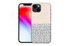 A product shot of an iPhone 13 mini with a polka dot phone case. Produktbild-Vorschau