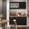 Front kuchenny Vicco R-Line Czarny wysoki połysk 59.6 x Podgląd zdjęcia produktu 3