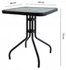 Záhradný stôl 60 cm na záhradnú terasu balkón ModernHome Náhľad obrázku produktu 14
