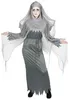 Foxxeo Zombie Nonne Kostüm Damen S-XXXL Halloween Karneval Produktbild-Vorschau 1