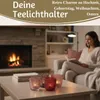 LS-LebenStil 4´er Set Glas Teelichthalter Retro Rosa Rose Produktbild-Vorschau 9