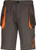 A pair of gray work shorts with orange accents is shown against a white background. Náhľad obrázku produktu