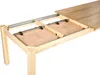 BELIANI Ausziehtisch Helle Esche MDF-Tischplatte mit Produktbild-Vorschau 9