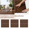 Izrielar 77 Stück Balkonfliesen Klicksystem 30x30 cm – Produktbild-Vorschau 7