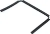 A black rubber seal or gasket, bent into a U-shape, shown against a white background. Produktbild-Vorschau