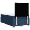 Boxspringbett mit Matratze Blau 120x200 cm Stoff Produktbild-Vorschau 6