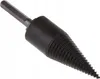 A close-up studio shot of a black wood splitter drill bit. Anteprima dell’immagine prodotto