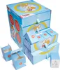 A Sonic the Hedgehog themed advent calendar with multiple small boxes stacked on top of each other. Podgląd zdjęcia produktu