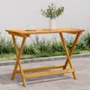 vidaXL Skládací zahradní stůl 90x52,5x65 cm z masivního Náhled obrázku produktu 2
