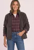 Street One LTD QR Mat Mix Teddy Jkt plummy brown 44 Produktbild-Vorschau 3