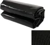 A rolled-up black pool cover is shown against a white background. A close-up inset shows the textured surface of the cover. Produktbild-Vorschau