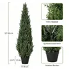 Künstlicher Zypressenbaum 2er Set 4FT (121cm) , Produktbild-Vorschau 2