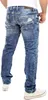Reslad Jeans-Herren Destroyed Look Slim Fit Stretch Denim Produktbild-Vorschau 3