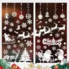 Fensterbilder Weihnachten Rentier Schneeflocken Weiß Produktbild-Vorschau 1