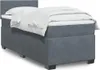 Boxspringbett mit Matratze Dunkelgrau 80x200 cm Samt Produktbild-Vorschau 2