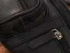 Herren Leder klassische Hüfte Nierenbeutel schwarz Vintage Produktbild-Vorschau 10