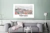 MuchoWow® Poster Portugal - Europa - Rot - Silhouette Produktbild-Vorschau 5