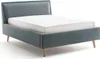 Doppelbett Estee 140x200 - blau/eiche Produktbild-Vorschau 3