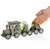 com-four® Deko-Aufsteller aus Filz - dekorativer Osterzug Produktbild-Vorschau 5
