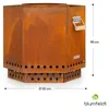 Blumfeldt Brasero, braséro mobile avec housse de pluie, Voir les images du produit 7