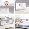2 Seiten Baby Bettgitter Kinder Bettgitter Bettschutzgitter Produktbild-Vorschau 4