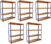 5 x półki do przechowywania S-Rax 150 cm x 50 cm Podgląd zdjęcia produktu 1