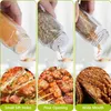 A collage showing three different ways to use spice jars, with food items below each example. Produktbild-Vorschau