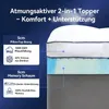 Niceluck-NicePlus Topper mit Daunendecke, 160x200x10cm, Produktbild-Vorschau 10
