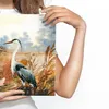 Obraz canvas Dekoracja z efektem 3D żurawie ptaki jesień Podgląd zdjęcia produktu 4