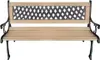 Panchina da giardino 122 cm in legno Anteprima dell’immagine prodotto 10