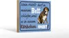 Holzschild Spruch 18x12cm mein Hund darf im Bett schlafen Produktbild-Vorschau 2