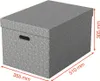 3 Esselte Home Aufbewahrungsboxen 50,0 l grau 35,5 x 51,0 x Produktbild-Vorschau 6