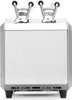 A front view of a stainless steel toaster. Anteprima dell’immagine prodotto