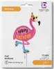 Shape Folienballon "Happy Birthday" Flamingo 107 cm Produktbild-Vorschau 2