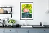 MuchoWow® MuchoWow® Gerahmtes Poster Flamingo in der Produktbild-Vorschau 4
