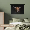 MuchoWow® Wandteppich Wandbehang Löwe - Schottisches Produktbild-Vorschau 4
