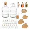 Lot de 20 bocaux décoratifs Relaxdays, bocaux en verre avec Voir les images du produit 1