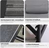 A collage of four close-up images showcasing features of a sun lounger. Náhled obrázku produktu