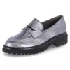 Paul Green Damen Slipper/ Loafer Silber GlattlederGröße:39 Produktbild-Vorschau 2