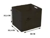 A wooden crate with dimensions indicated by measurement lines and text. Produktbild-Vorschau