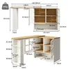 Flieks multifunktionaler Bartisch 360°drehbar, Stehtisch Produktbild-Vorschau 7