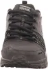 A close-up, front-facing view of a black Skechers trail sneaker. Produktbild-Vorschau