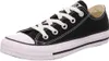 A black Converse All Star shoe is shown against a white background. Voir les images du produit