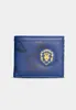 A blue bifold wallet with a yellow Alliance logo from World of Warcraft. Produktbild-Vorschau