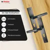 Domino Türgriff CONO BLACK 72 PZ Profilzylinder Set Produktbild-Vorschau 5