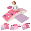 COSTWAY 6-Teiliges Schaumstoff-Kletterblock-Set, leichtes Produktbild-Vorschau 1