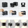 ZMH LED Wandlamp 2 stuks, buiten, zwart, wandlamp met G9 Productafbeelding-voorbeeld 5