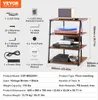 VEVOR 4-úrovňový stojan na médiá so zásuvkovými lištami, Náhľad obrázku produktu 7