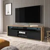 Selsey TV-Lowboard LAKSA - Fernsehschrank in Wotan Eiche / Produktbild-Vorschau 1
